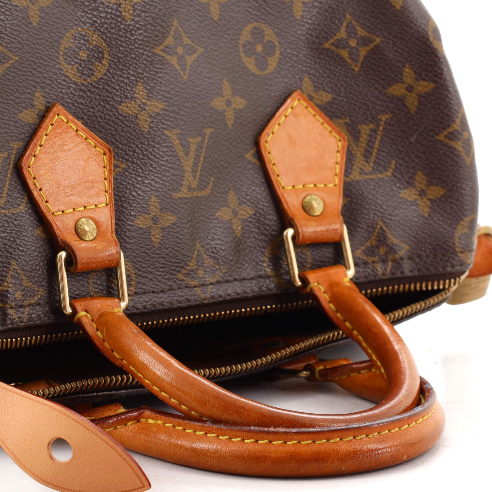 Louis Vuitton Speedy Handbag Monogram Canvas 25 1