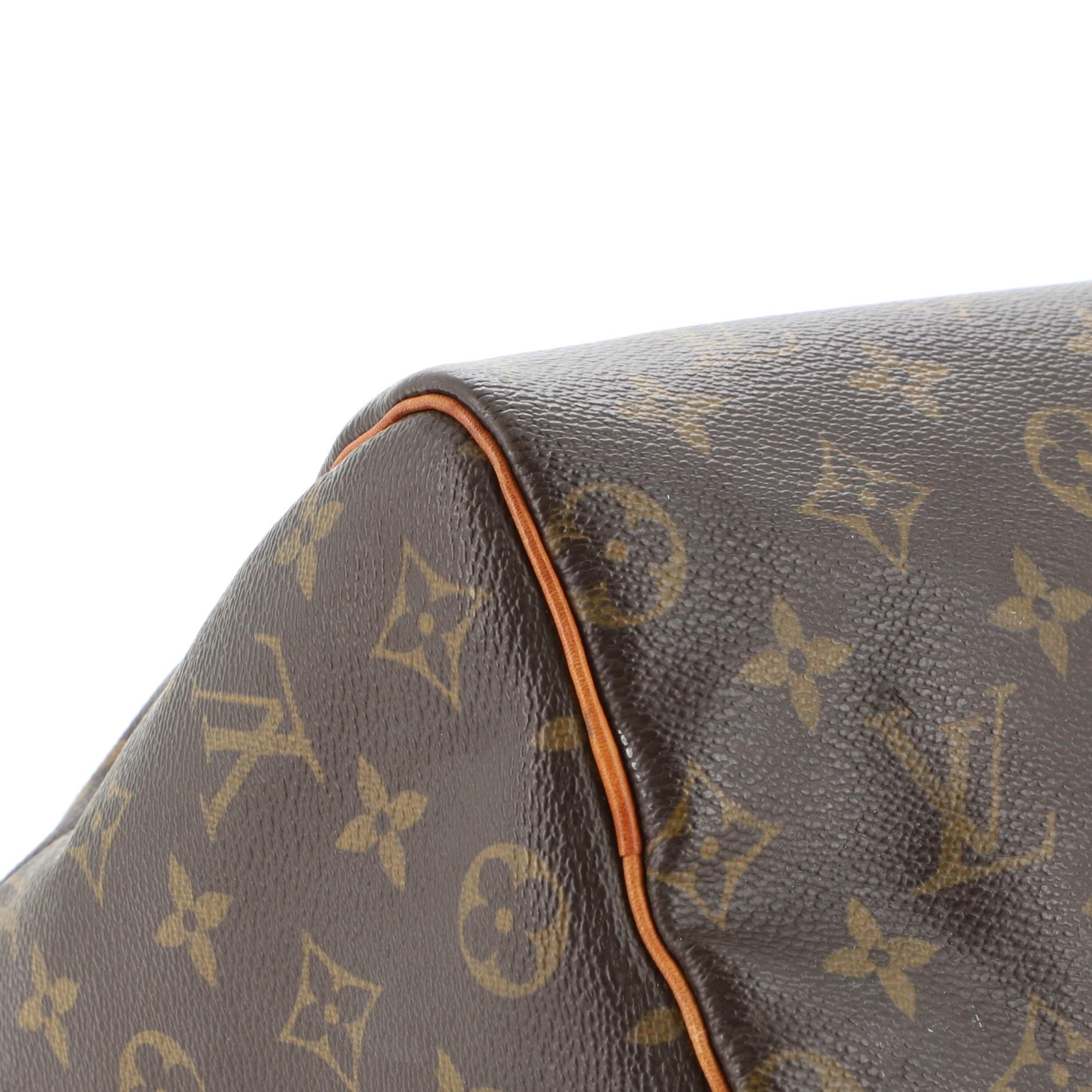 Louis Vuitton Speedy Handbag Monogram Canvas 25 In Good Condition In NY, NY