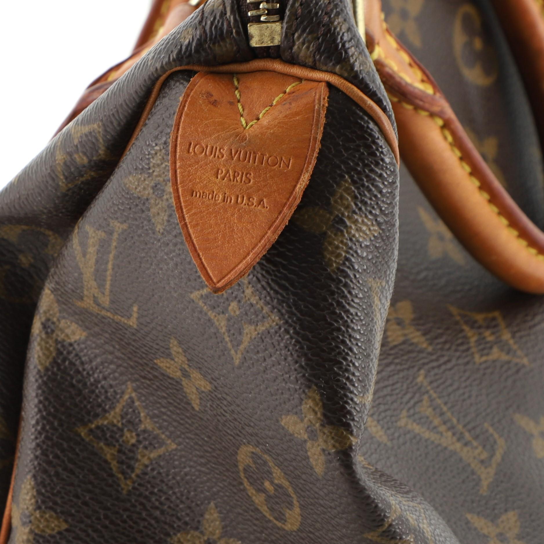 Women's or Men's Louis Vuitton Speedy Handbag Monogram Canvas 25