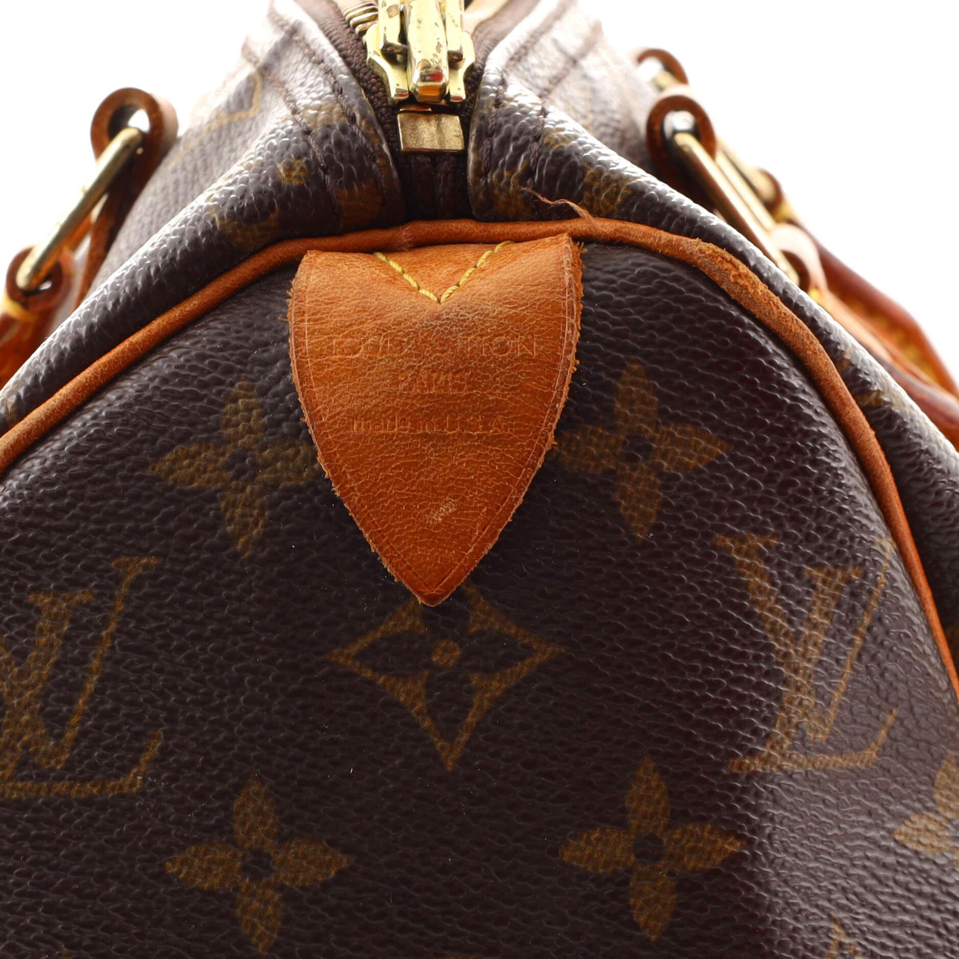 Louis Vuitton Speedy Handbag Monogram Canvas 25 3