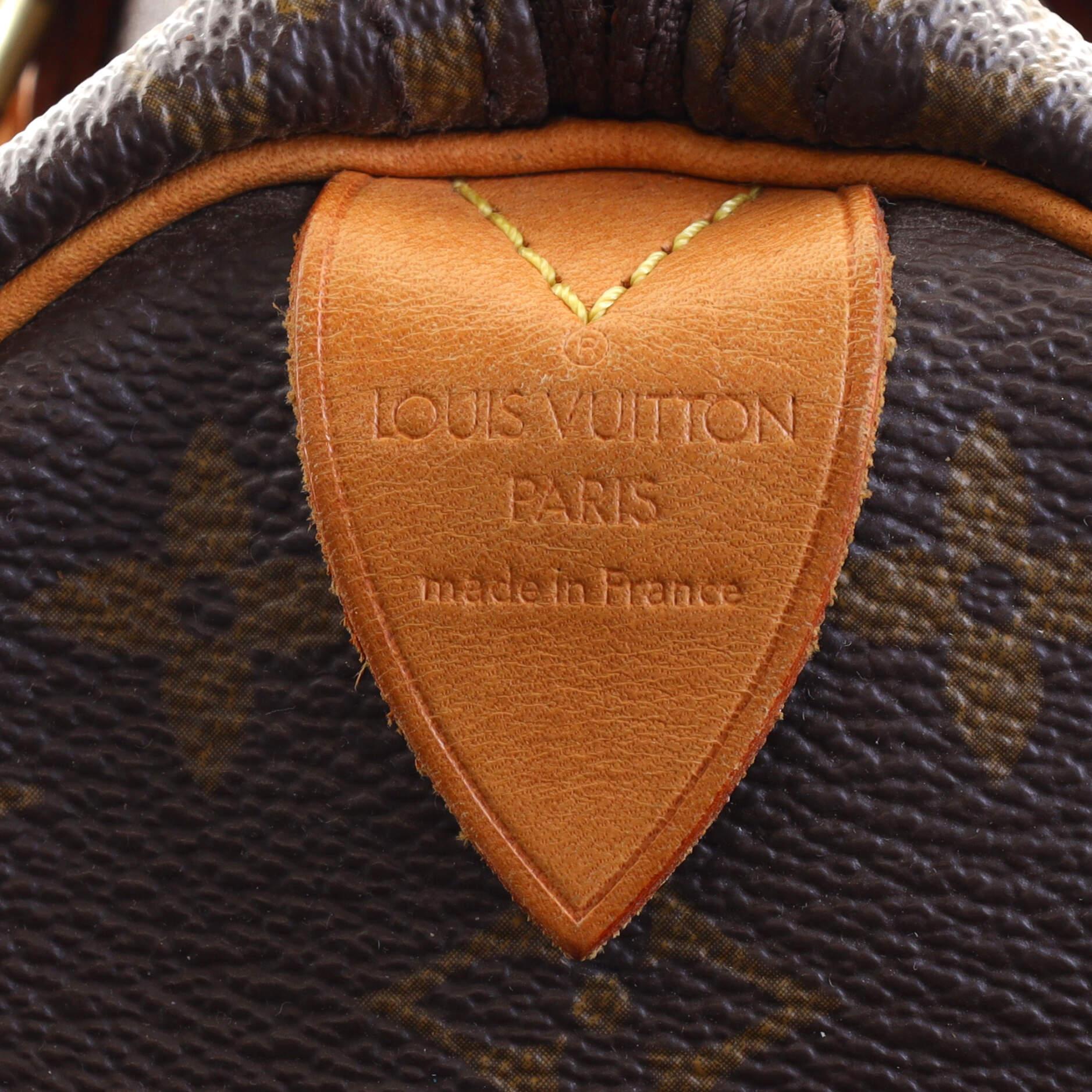 Louis Vuitton Speedy Handbag Monogram Canvas 25 2