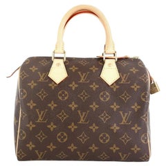 Louis Vuitton Speedy Handbag Monogram Canvas 25 Louis Vuitton Speedy Handbag Monogram Canvas 25