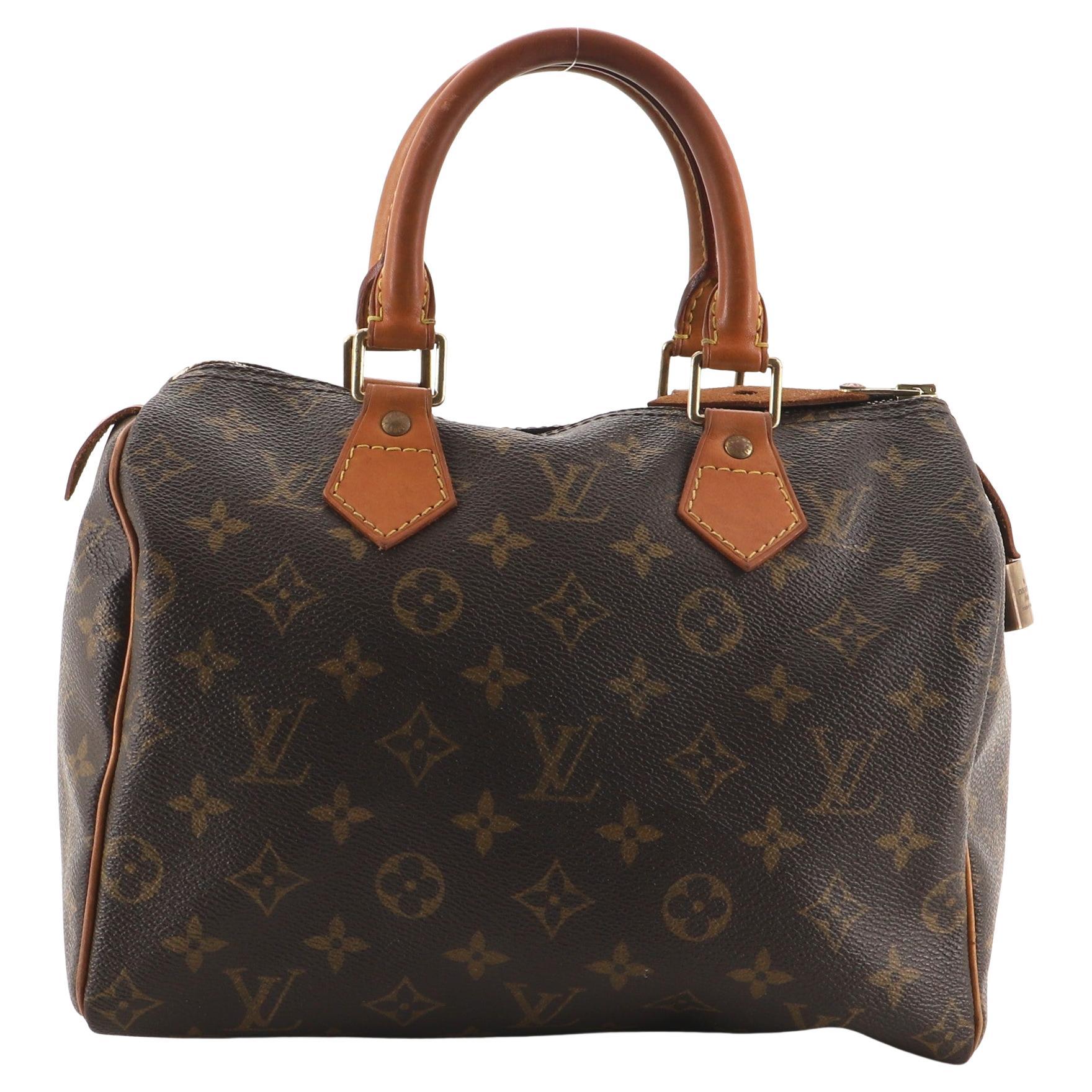 Louis Vuitton Speedy Handbag Monogram Canvas 25