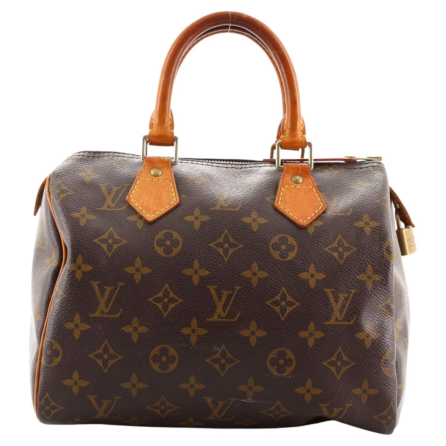 Louis Vuitton Speedy Handbag Monogram Canvas 25