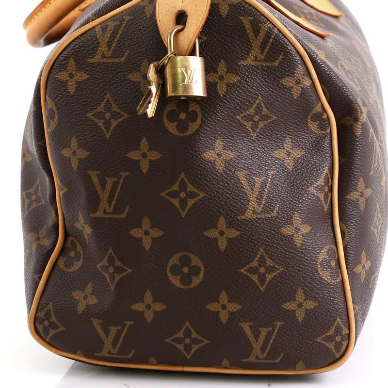 Louis Vuitton Speedy Handbag Monogram Canvas 30  5