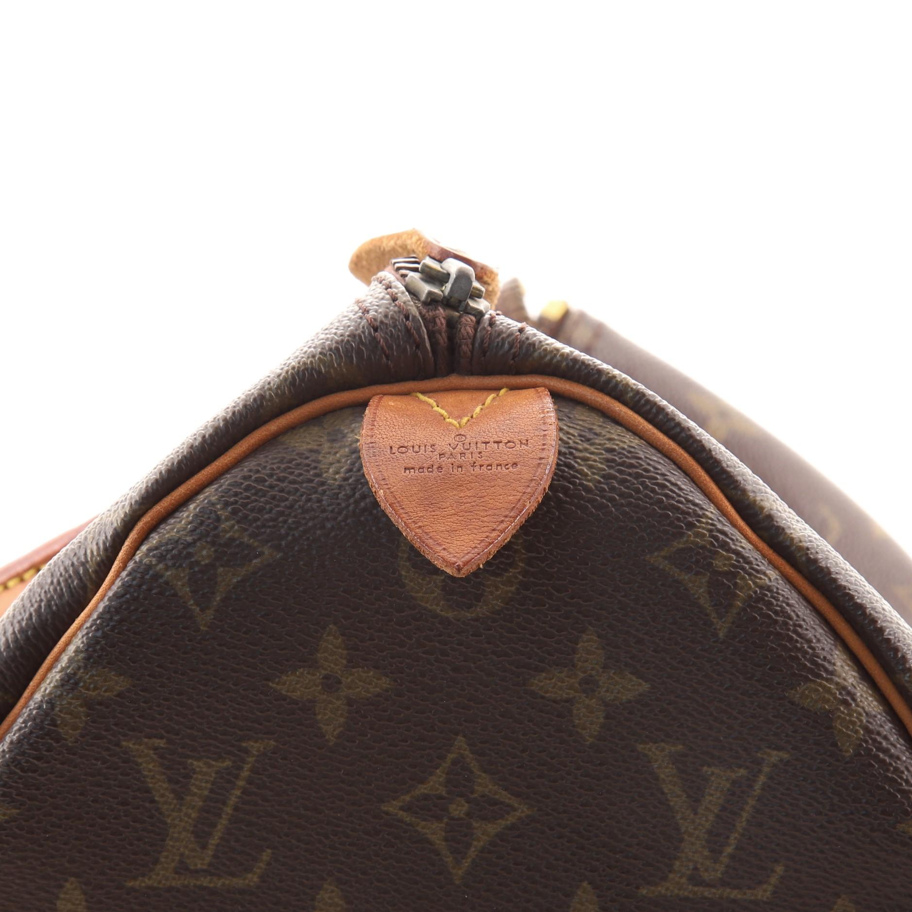 Louis Vuitton Speedy Handbag Monogram Canvas 30 5