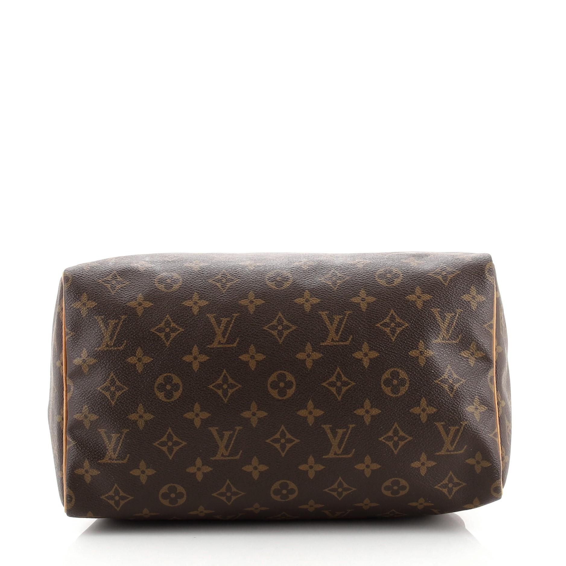 Louis Vuitton  Speedy Handbag Monogram Canvas 30 In Good Condition In NY, NY