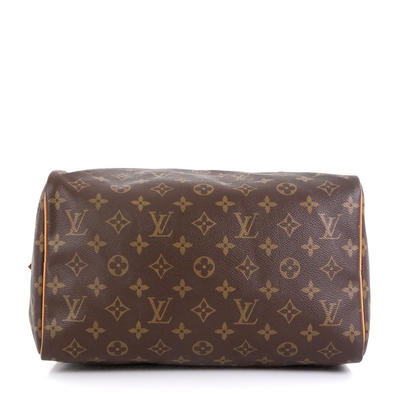 Louis Vuitton Speedy Handbag Monogram Canvas 30  In Good Condition In NY, NY