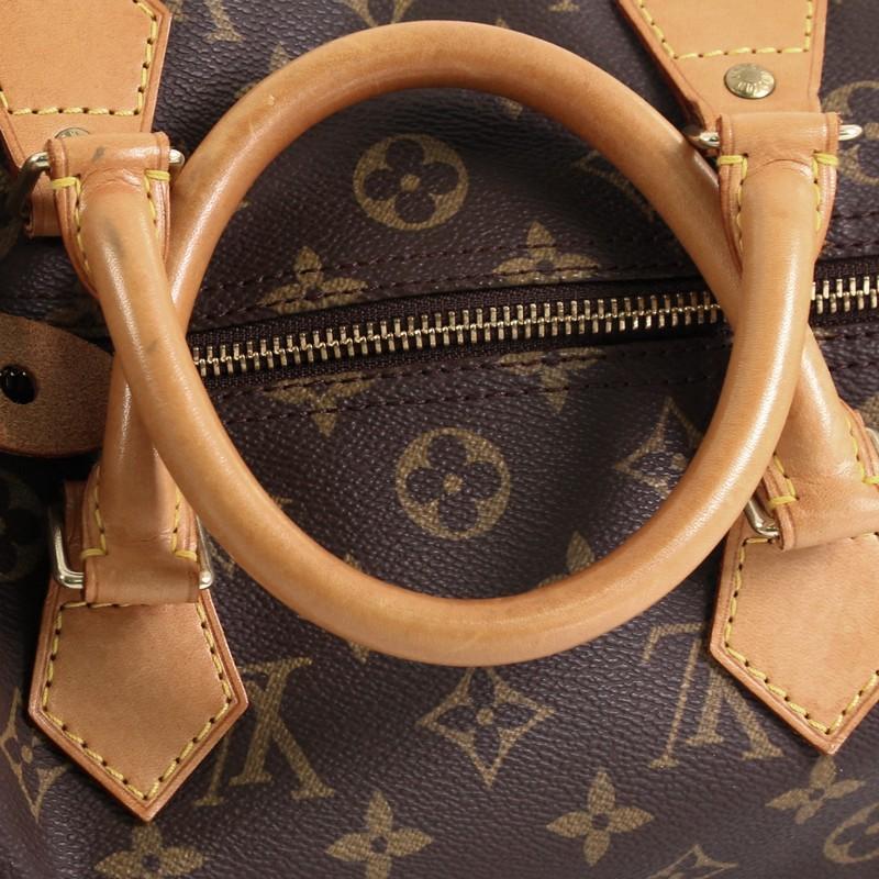 Louis Vuitton Speedy Handbag Monogram Canvas 30 2