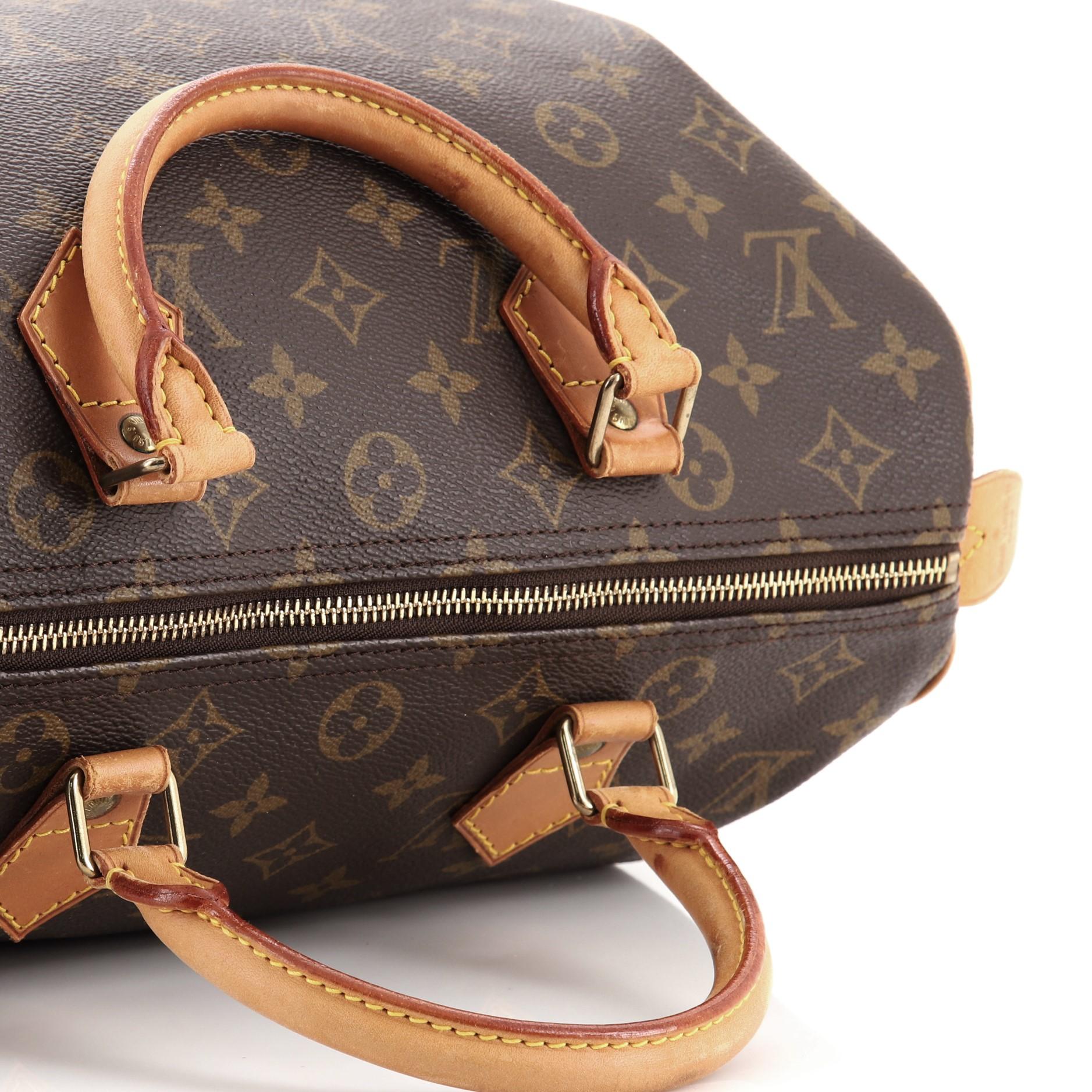 Louis Vuitton  Speedy Handbag Monogram Canvas 30 2