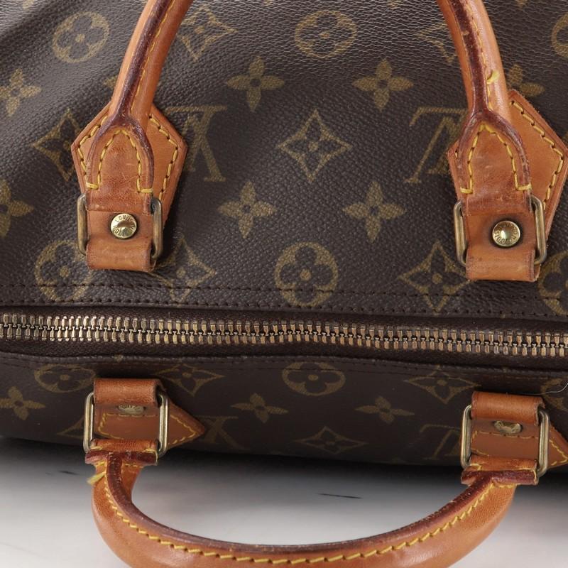 Louis Vuitton Speedy Handbag Monogram Canvas 30 3