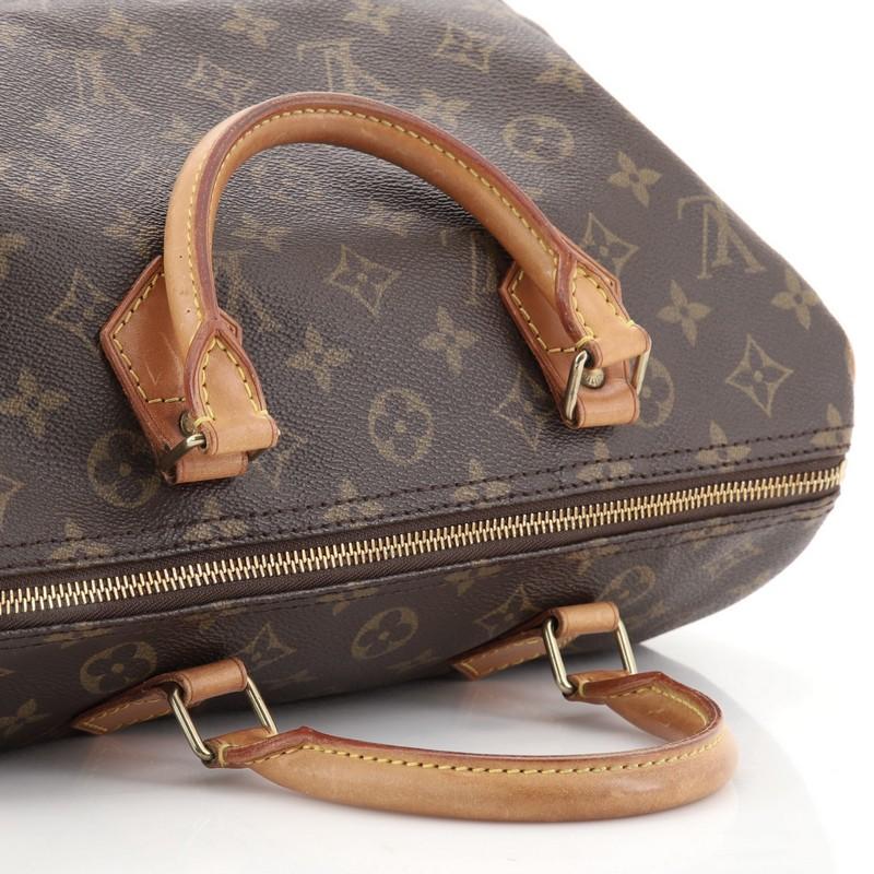 Louis Vuitton Speedy Handbag Monogram Canvas 30 4