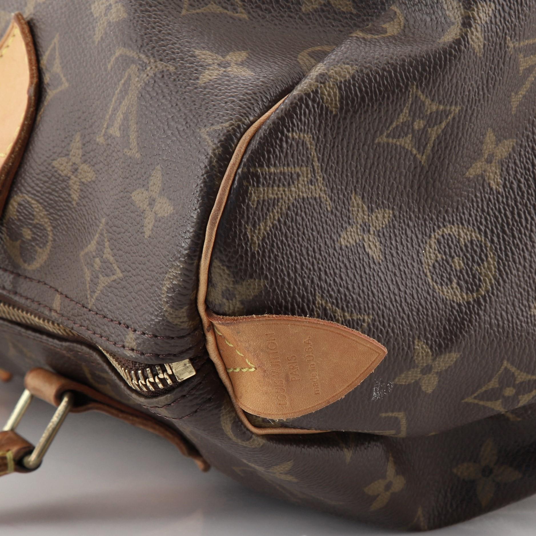 Louis Vuitton Speedy Handbag Monogram Canvas 30 3