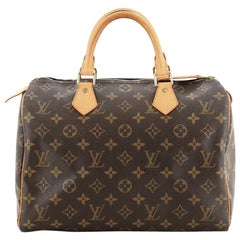 Louis Vuitton Speedy Handbag Monogram Canvas 30