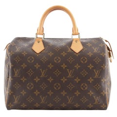 Louis Vuitton Speedy Handbag Monogram Canvas 30