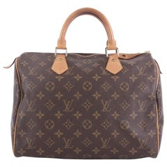 Louis Vuitton Speedy Handbag Monogram Canvas 30