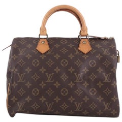 Louis Vuitton Speedy Handbag Monogram Canvas 30