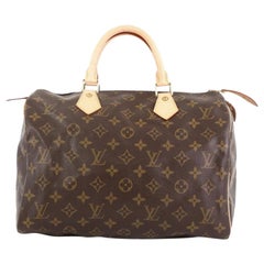 Louis Vuitton Speedy Handbag Monogram Canvas 30