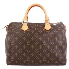 Louis Vuitton Speedy Handbag Monogram Canvas 30 