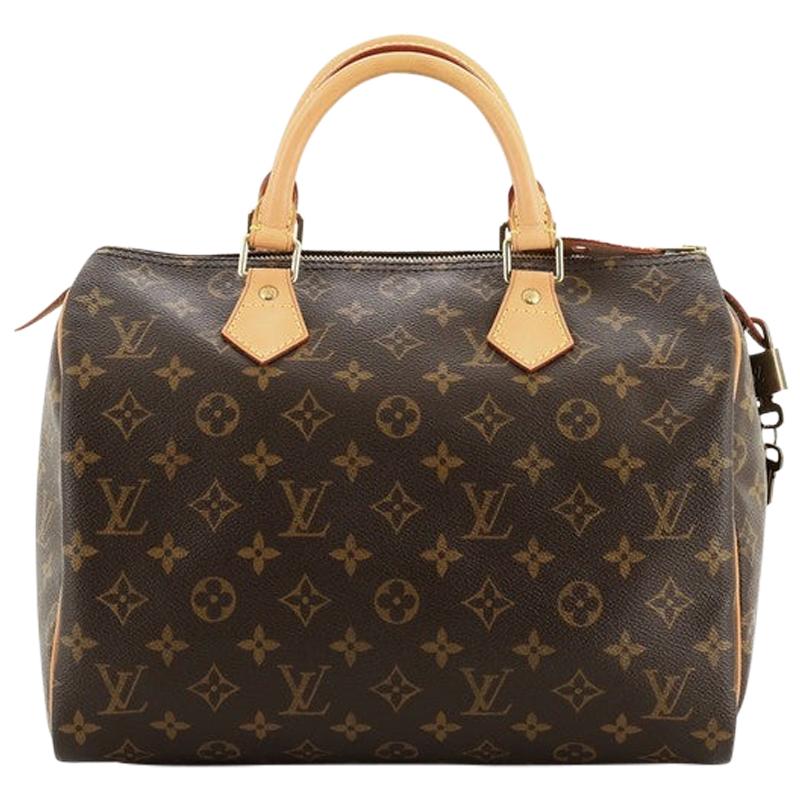  Louis Vuitton Speedy Handbag Monogram Canvas 30