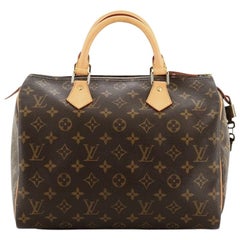 Louis Vuitton Speedy Handbag Monogram Canvas 30