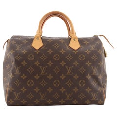 Louis Vuitton Speedy Handbag Monogram Canvas 30