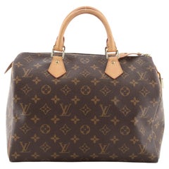 Louis Vuitton Speedy Handbag Monogram Canvas 30 Louis Vuitton Speedy Handbag Monogram Canvas 30
