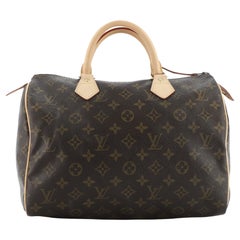 Louis Vuitton Speedy Handbag Monogram Canvas 30 Louis Vuitton Speedy Handbag Monogram Canvas 30