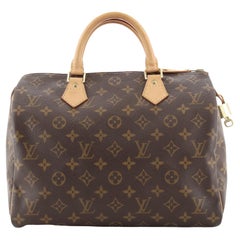 Louis Vuitton Speedy Handbag Monogram Canvas 30