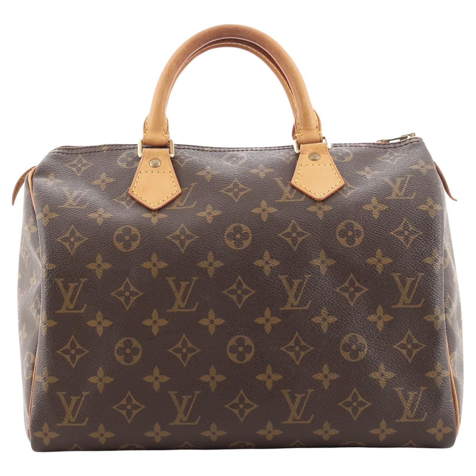 Louis Vuitton Speedy Handbag Monogram Canvas 30