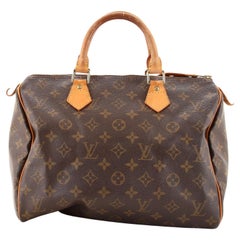 Louis Vuitton Speedy Handbag Monogram Canvas 30