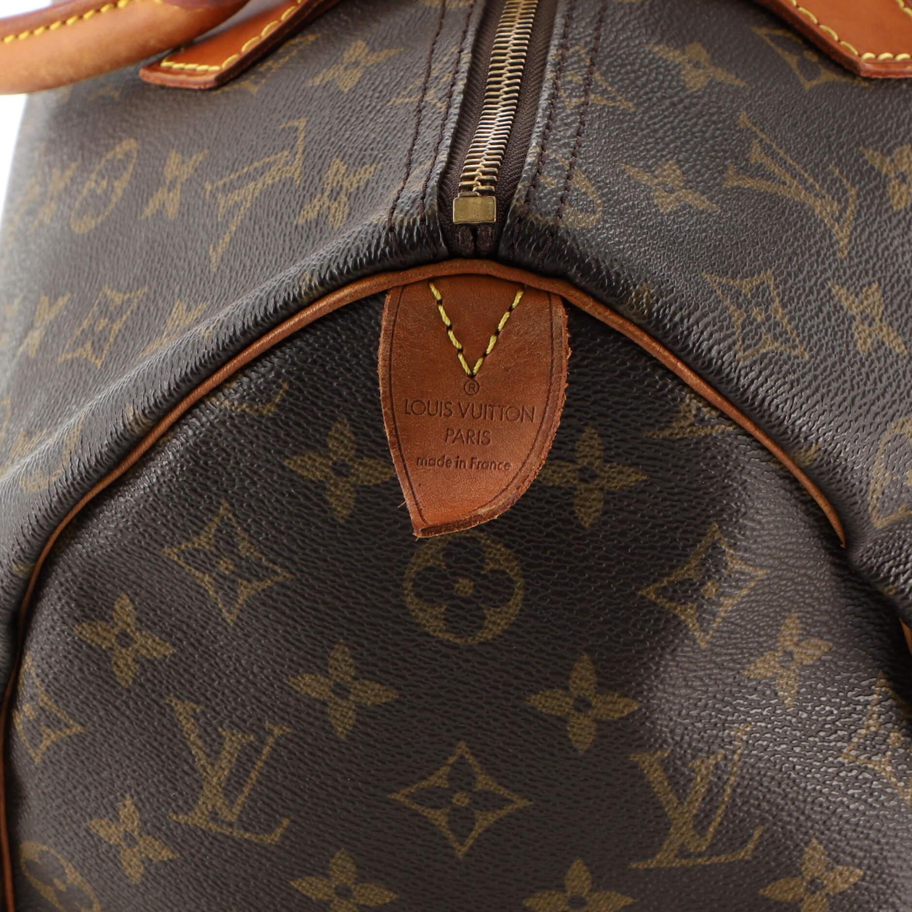 Louis Vuitton Speedy Handbag Monogram Canvas 35 6
