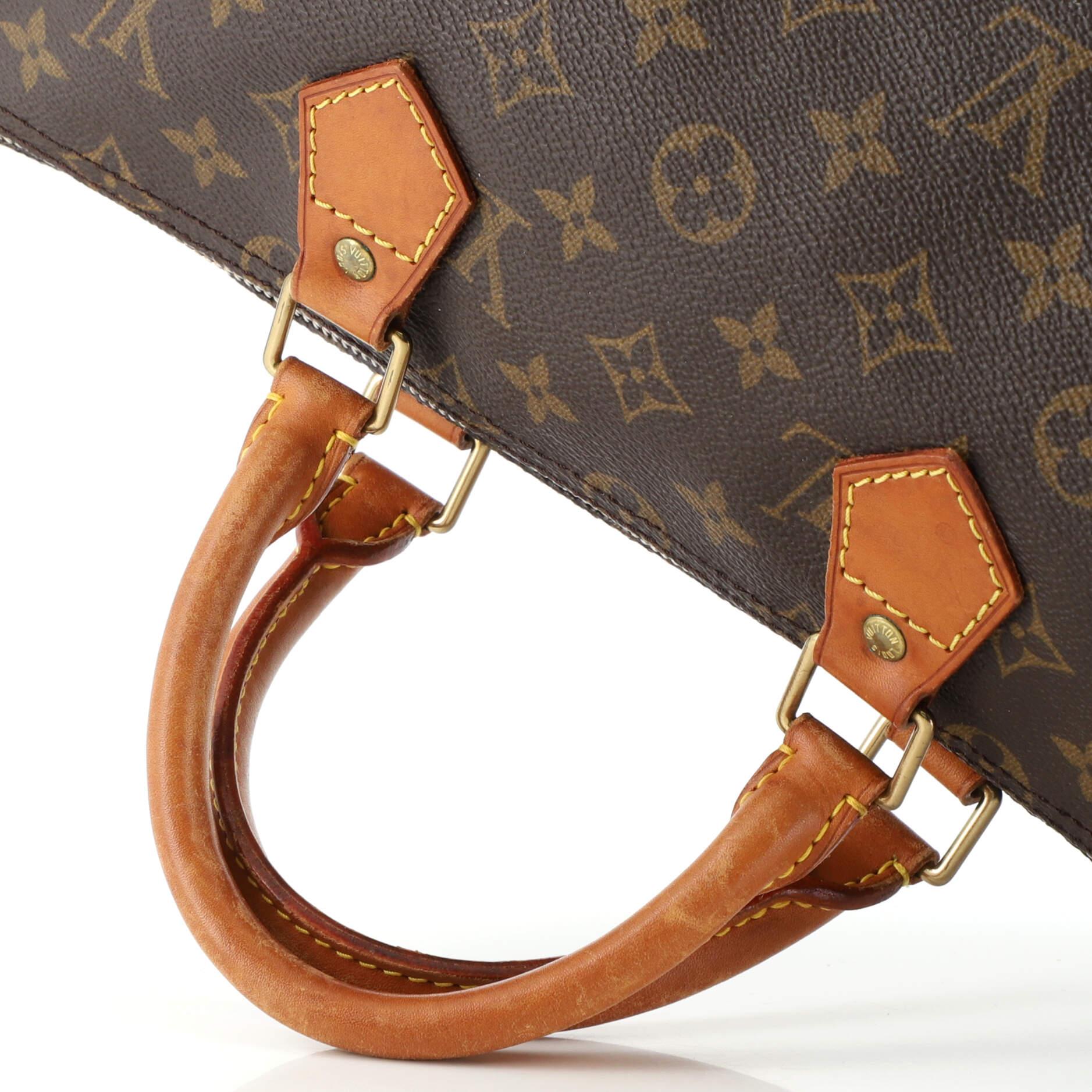 Louis Vuitton Speedy Handbag Monogram Canvas 35 3