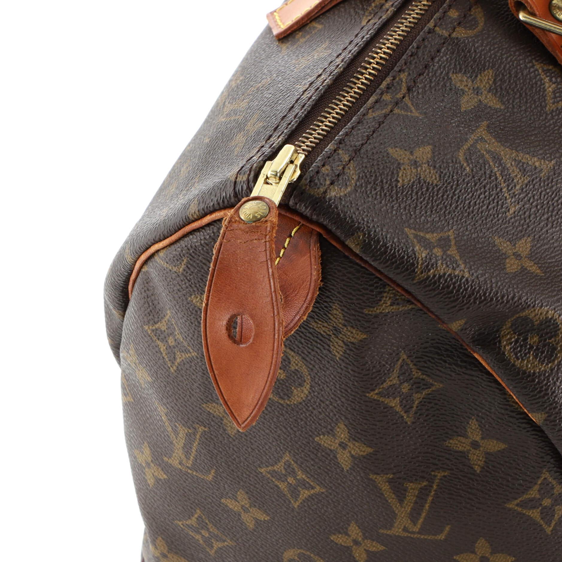 Louis Vuitton Speedy Handbag Monogram Canvas 35 4