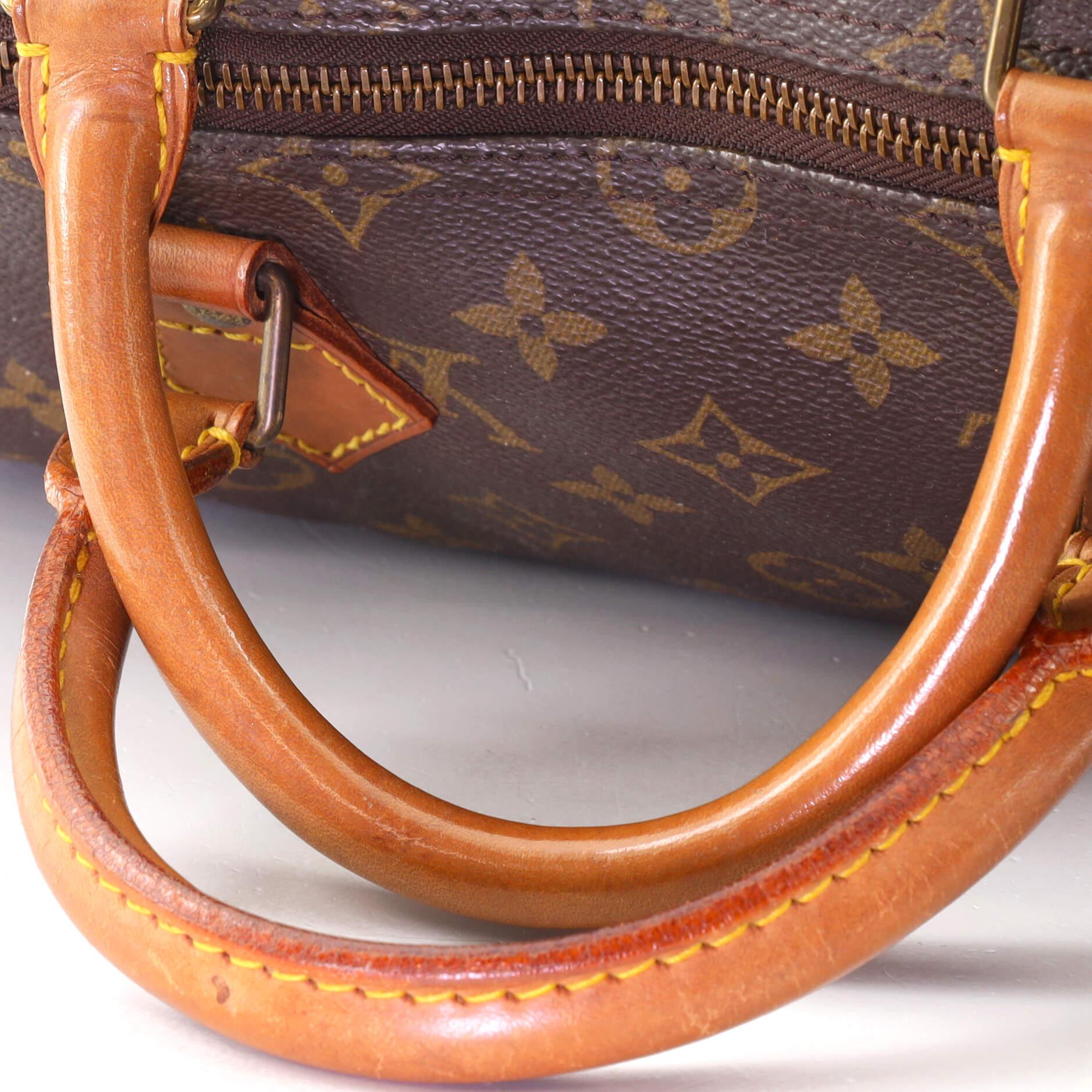 Louis Vuitton Speedy Handbag Monogram Canvas 35 3