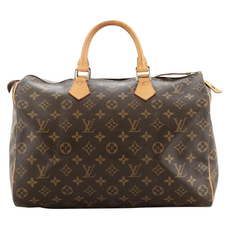 Louis Vuitton Speedy Handbag Monogram Canvas 35