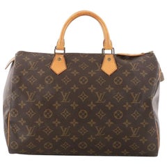 Louis Vuitton Speedy Handbag Monogram Canvas 35
