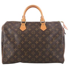 Louis Vuitton Speedy Handbag Monogram Canvas 35