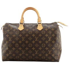 Louis Vuitton Speedy Handbag Monogram Canvas 35