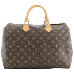 Louis Vuitton Speedy Handbag Monogram Canvas 35