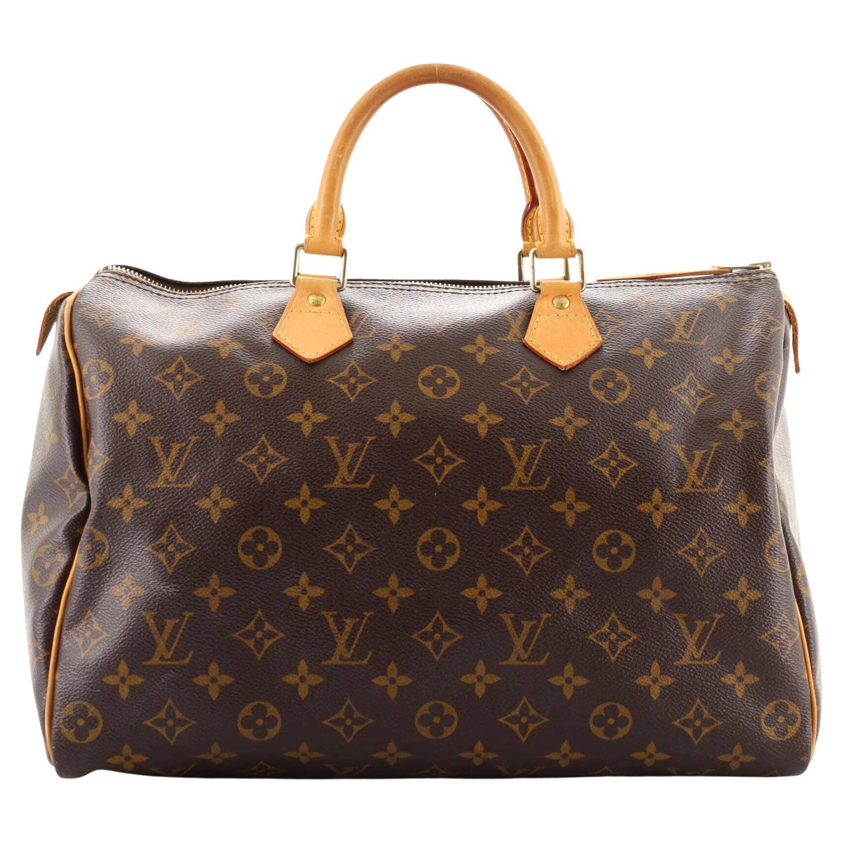 Louis Vuitton Speedy Handbag Monogram Canvas 35