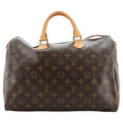 Louis Vuitton Speedy Handbag Monogram Canvas 35 at 1stDibs
