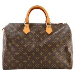 Louis Vuitton Speedy Handbag Monogram Canvas 35