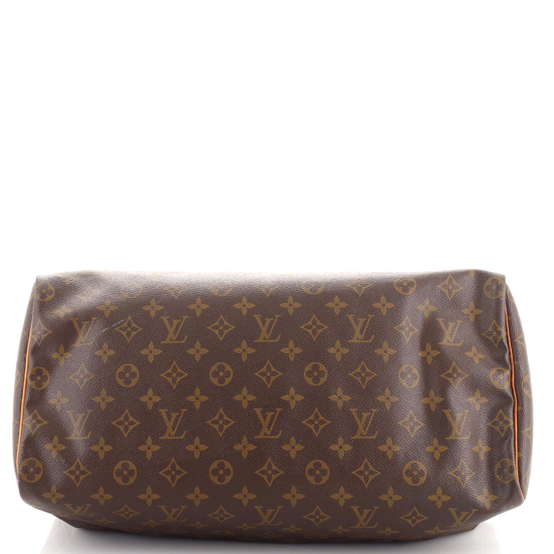 Brown Louis Vuitton Speedy Handbag Monogram Canvas 40
