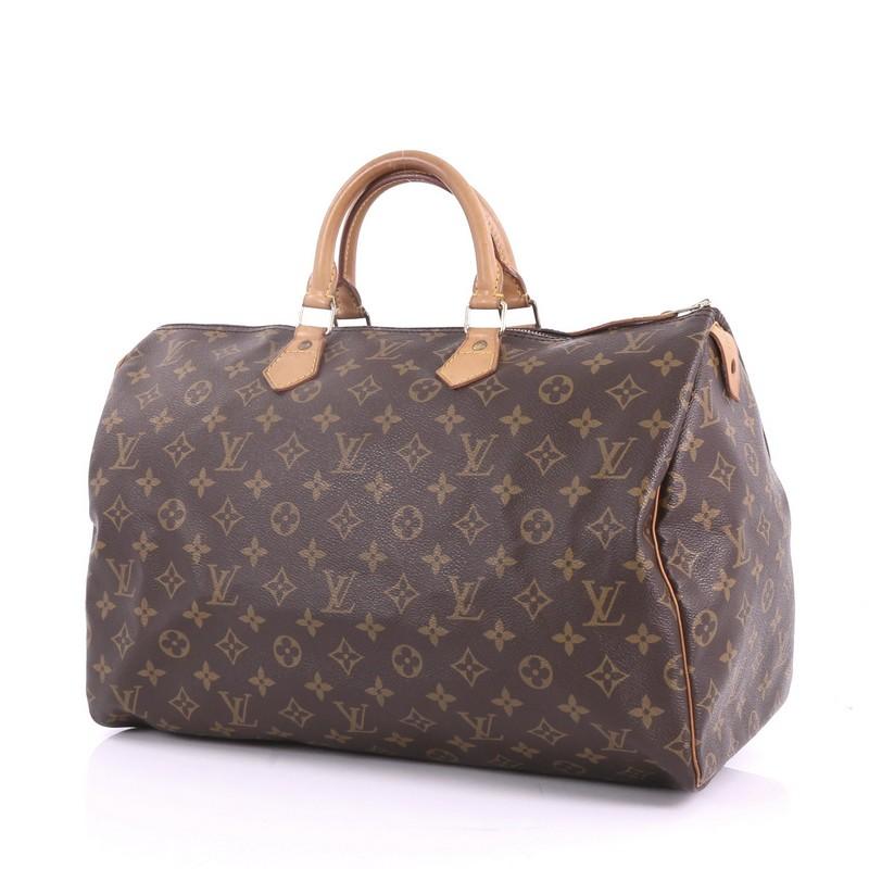 Louis Vuitton Speedy Handbag Monogram Canvas 40 1