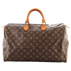 Louis Vuitton Speedy Handtasche Monogramm Segeltuch 40