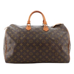 Louis Vuitton Speedy Handtasche Monogramm Segeltuch 40