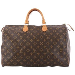 Used Louis Vuitton Speedy Handbag Monogram Canvas 40