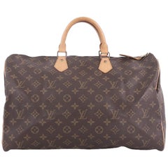 Used Louis Vuitton Speedy Handbag Monogram Canvas 40