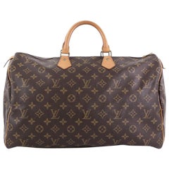 Used Louis Vuitton Speedy Handbag Monogram Canvas 40